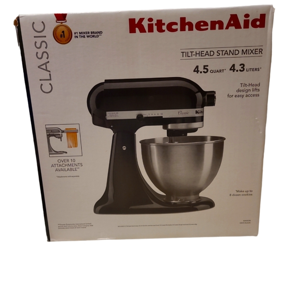 KitchenAid tilt-head stand mixer